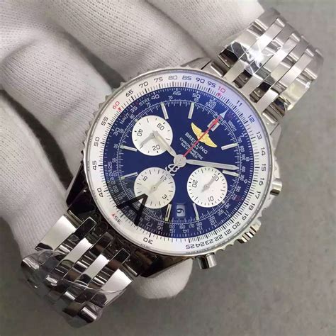 breitling navitimer blue replica|breitling reproduction watches for men.